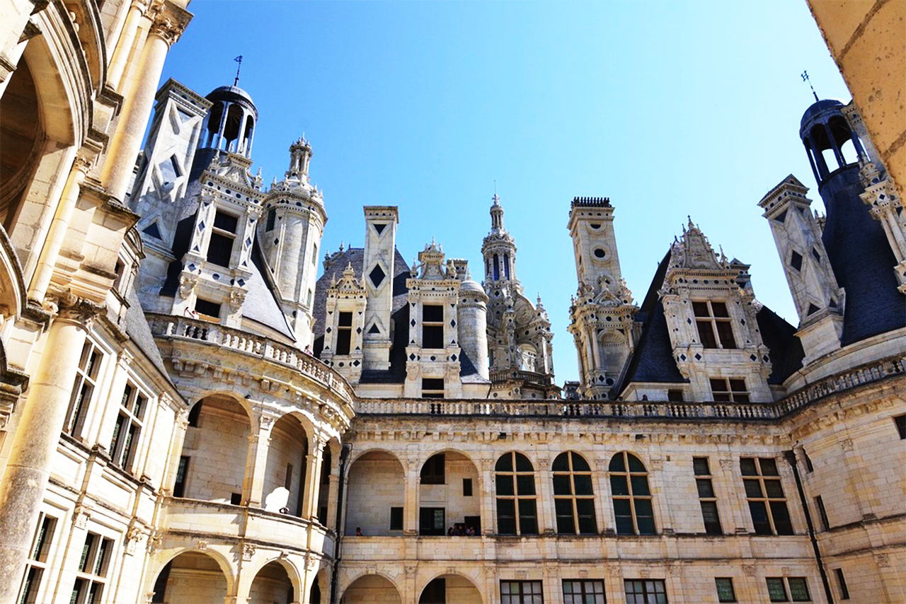 Cour du Château de Chambord